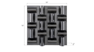 Aire Black Nickel Pattern Wall Tile