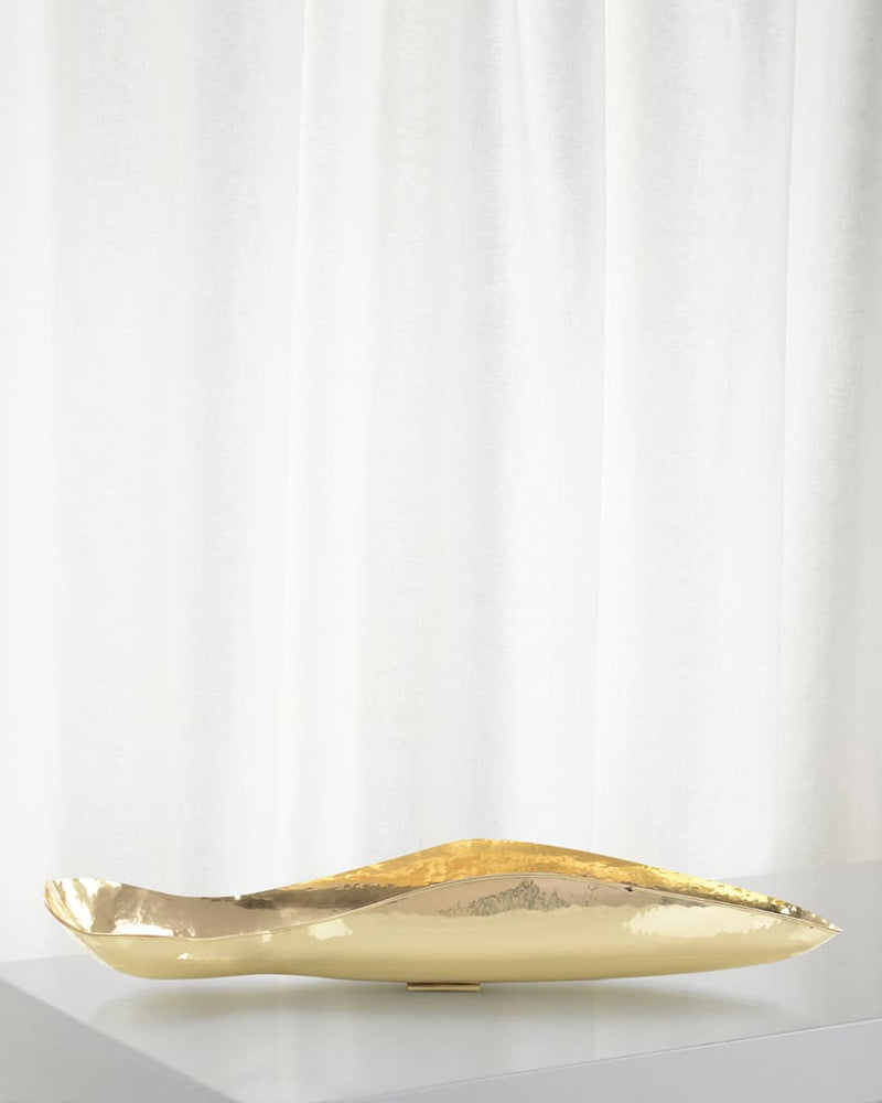 Farryn Sculptural Brass Bowl - Luxury Living Collection