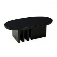 Fausta Black Coffee Table - Luxury Living Collection