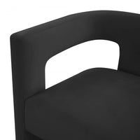 Massima Black Velvet Chair - Luxury Living Collection