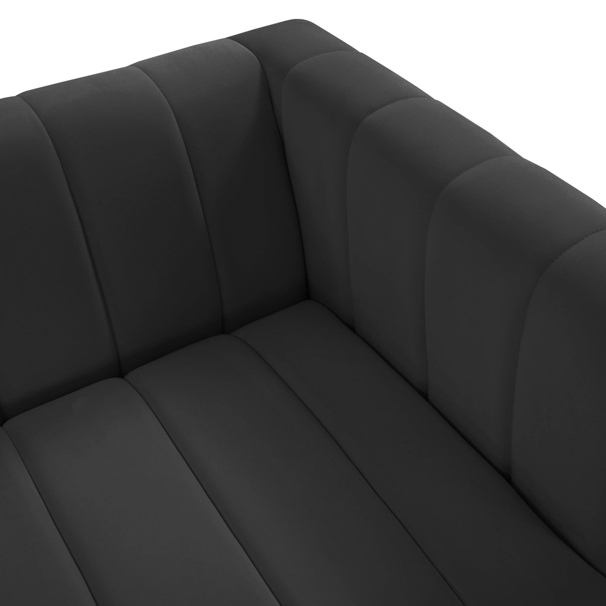 Claire Black Velvet Sofa - Luxury Living Collection