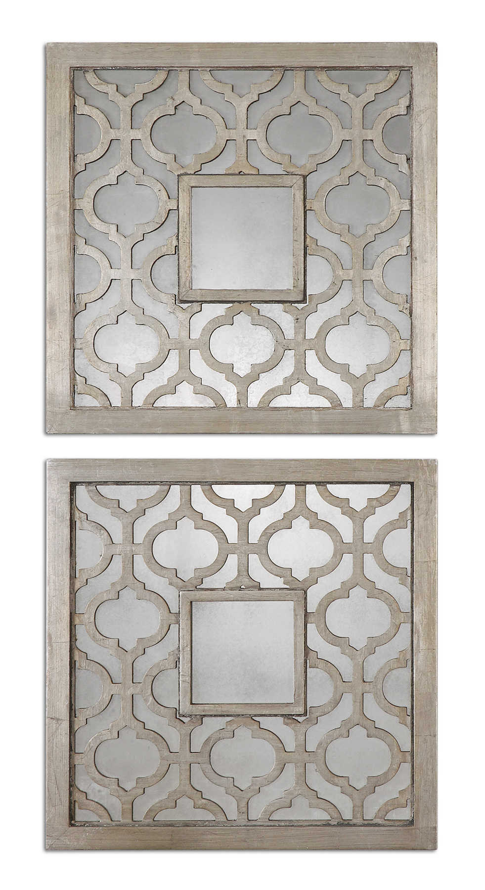 Brittany Mirrored Wall Decor, Set of 2