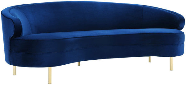 Vera Blue Velvet Sofa - Luxury Living Collection