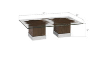 Drift Coffee Table with Glass
