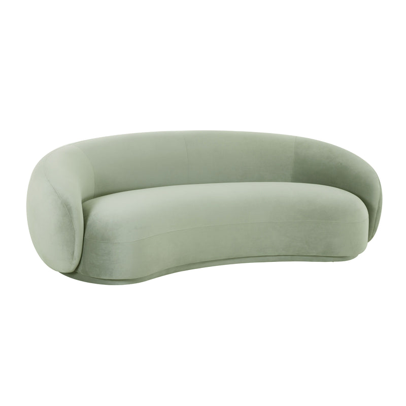 Coty Moss Green Velvet Sofa - Luxury Living Collection