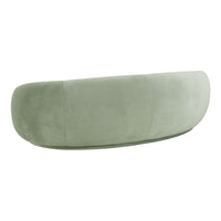 Coty Moss Green Velvet Sofa - Luxury Living Collection