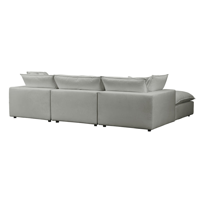 Carlie Slate Modular 4 Piece Sectional Sofa - Luxury Living Collection