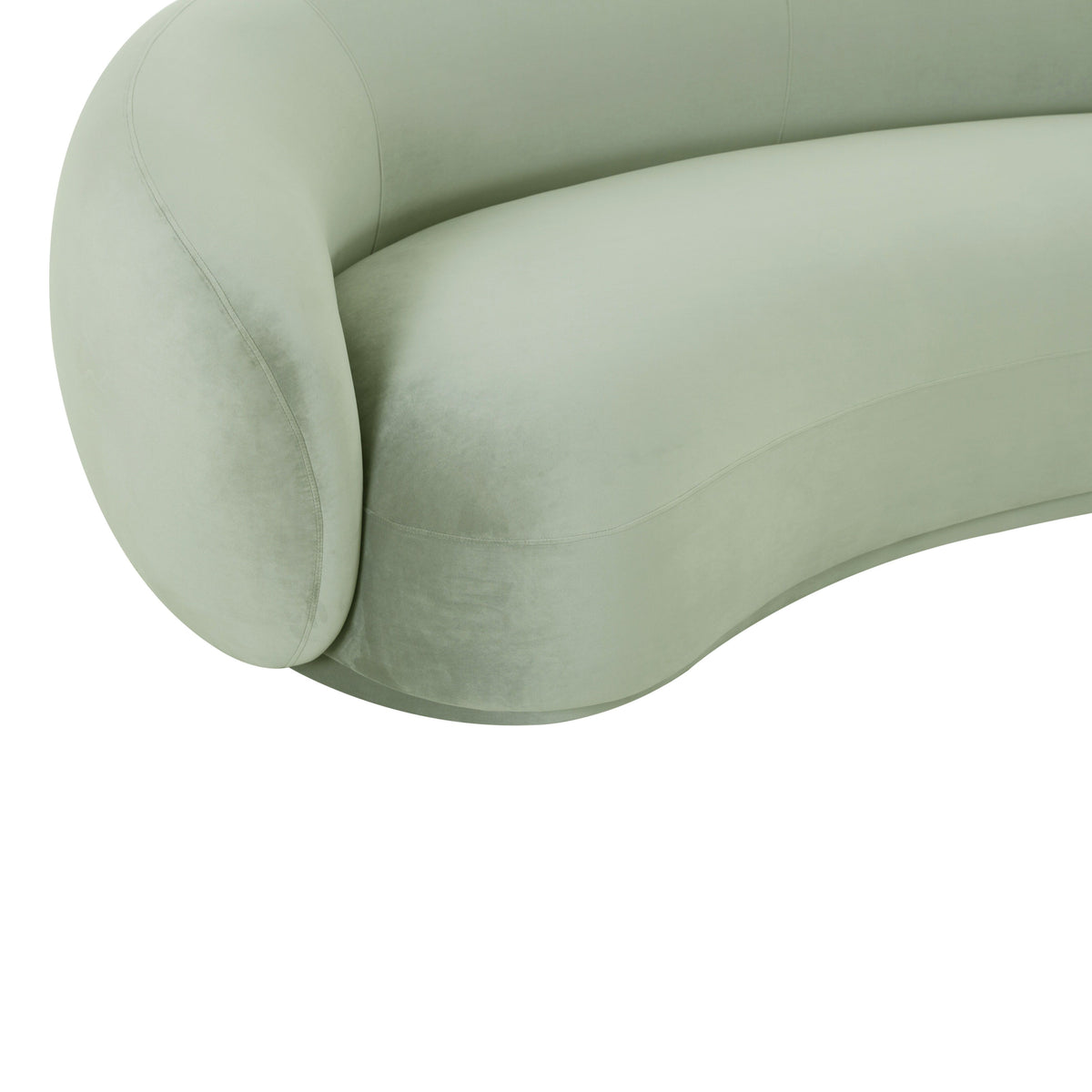 Coty Moss Green Velvet Sofa - Luxury Living Collection