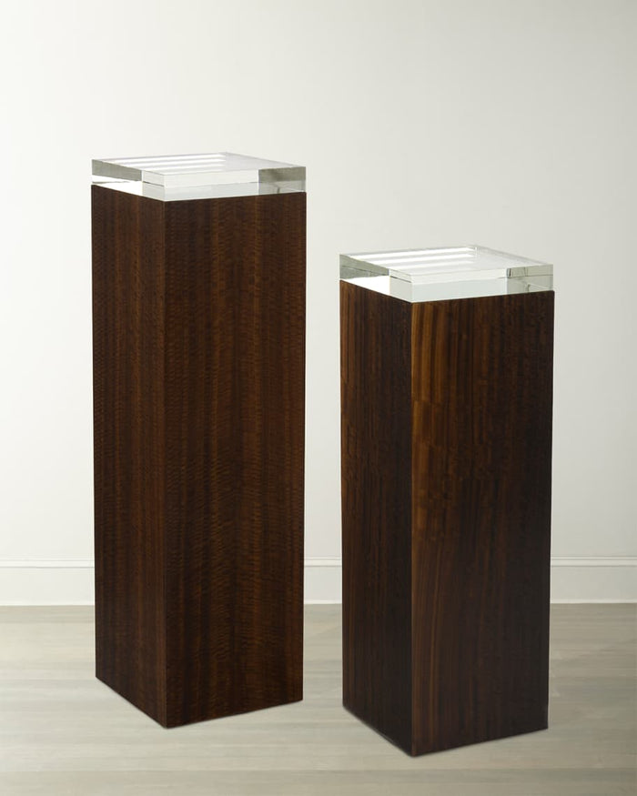 Lyanna Smoked Eucalyptus Pedestals - Luxury Living Collection