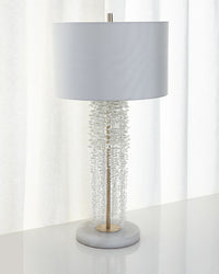 Aries Cascading Crystal Table Lamp - Luxury Living Collection