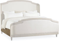Calliope Light Upholstered Shelter Bed