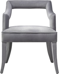 Carolina Grey Velvet Chair - Luxury Living Collection
