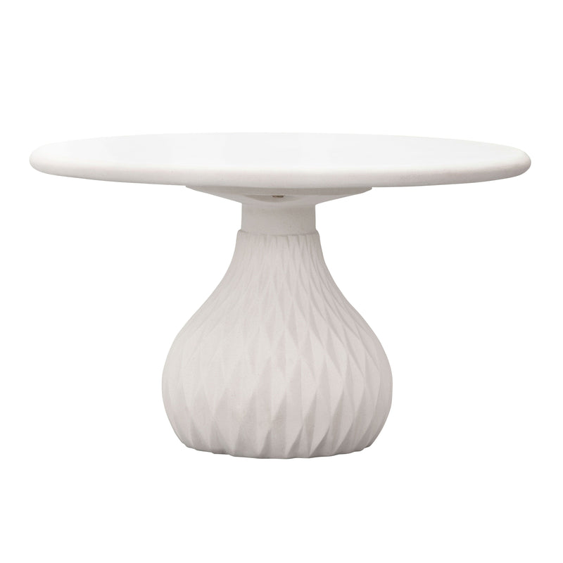 Nousha Ivory Concrete Coffee Table - Luxury Living Collection