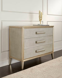 Wilda Three-Drawer Chest - Luxury Living Collection