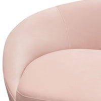 Tessa Blush Pink Velvet Sofa - Luxury Living Collection