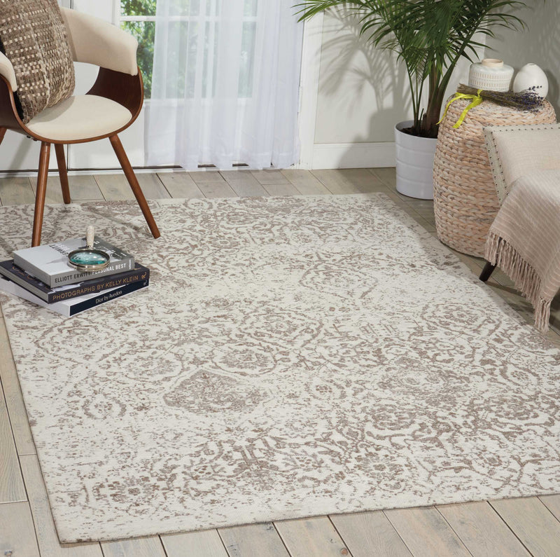 Clemmie Faded Ivory Rug - Elegance Collection