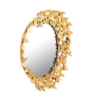 Chaya Gold Butterfly 32" Mirror - Luxury Living Collection