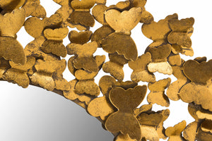 Chaya Gold Butterfly 32" Mirror - Luxury Living Collection