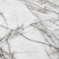 Aminta Faux Carrera Marble Dining Table - Luxury Living Collection