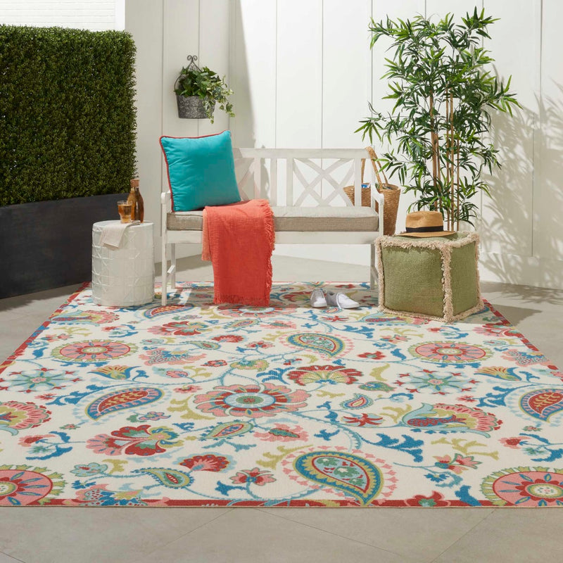Clove Ivory Indoor/Outdoor Rug - Elegance Collection