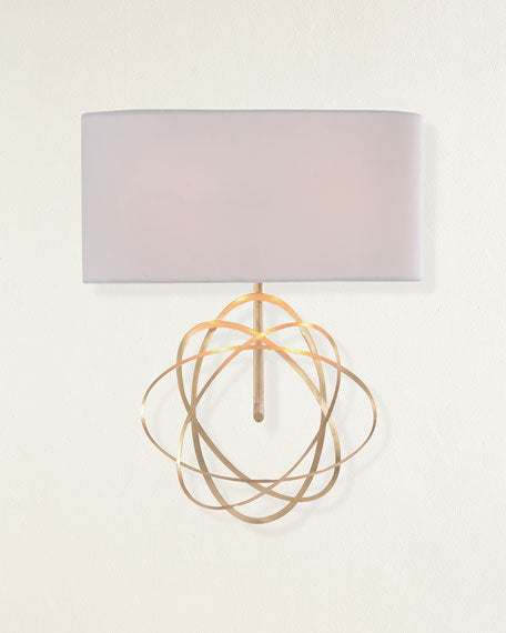 Léone Layered Acrylic Two-Light Wall Sconce - Luxury Living Collection