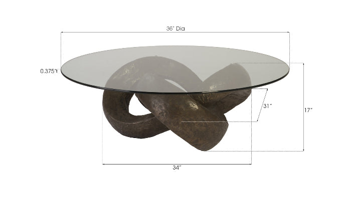 Infinity Bronze Coffee Table