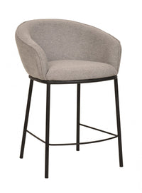 Loma Modern Grey Counter Stool