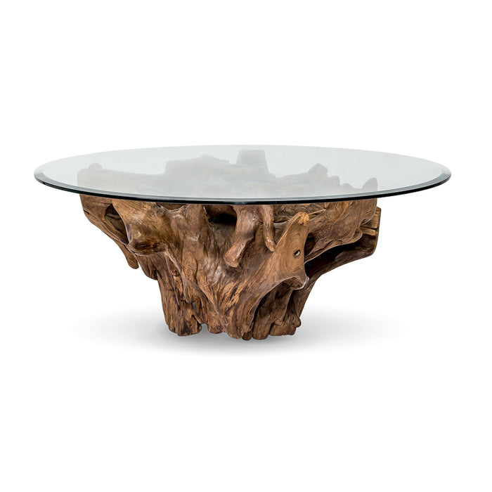 Small Natural Teak Root Coffee Table