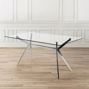 Chloe Glass Dining Table