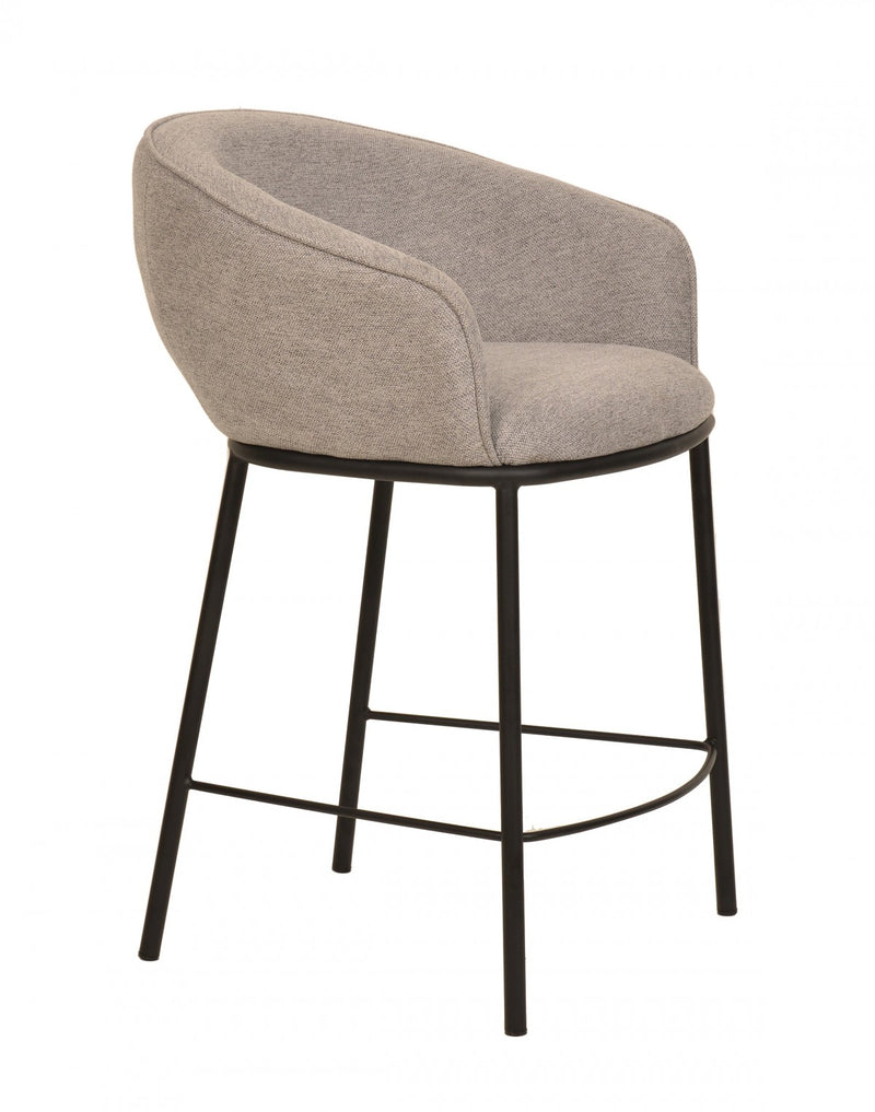 Loma Modern Grey Counter Stool