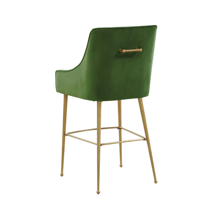 Prado Green Velvet Bar Stool - Luxury Living Collection