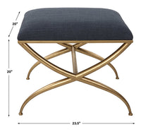 Penna Navy & Gold Bench