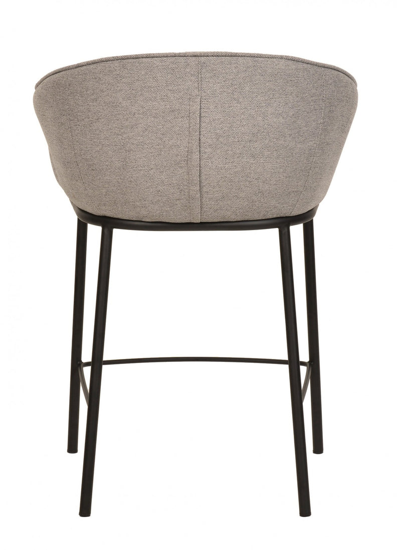 Loma Modern Grey Counter Stool