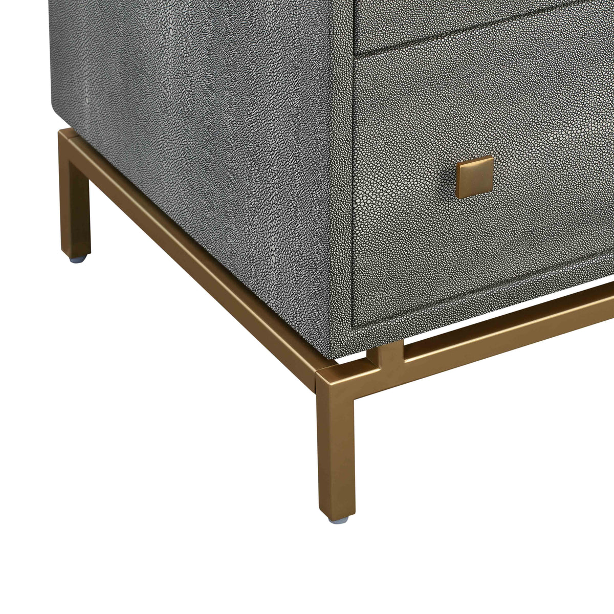Donatella Shagreen 6 Drawer Dresser - Luxury Living Collection