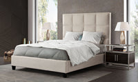 Melina Sand Fabric Bed - Luxury Living Collection
