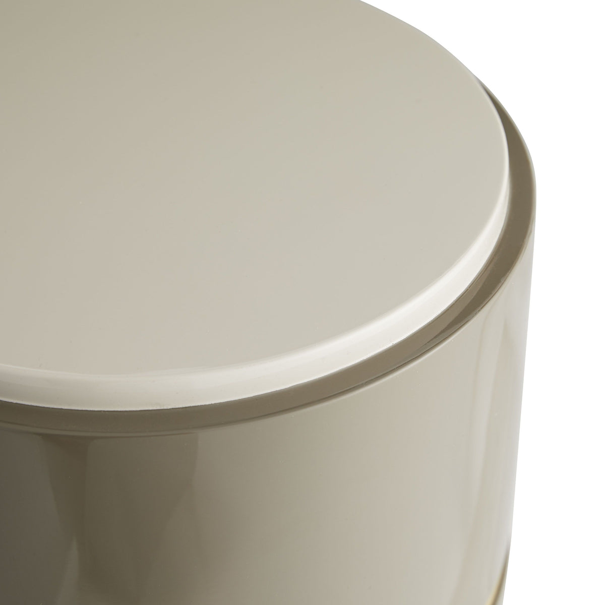 Dove Grey Laquer Accent Table