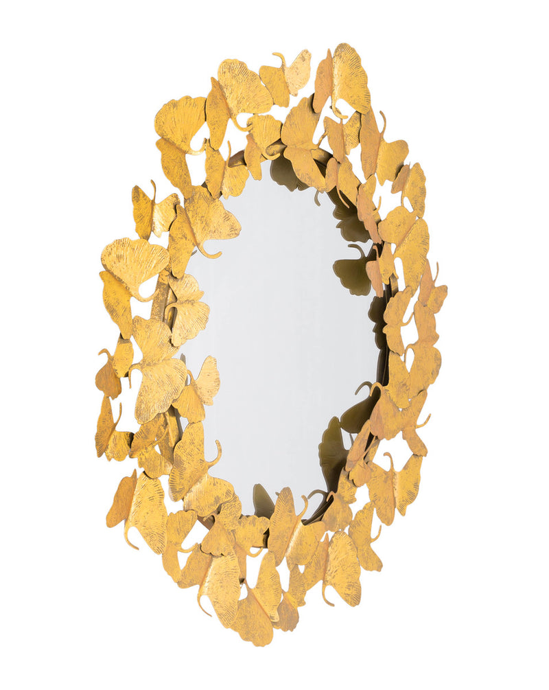 Chaya Gold Butterfly 27" Mirror - Luxury Living Collection