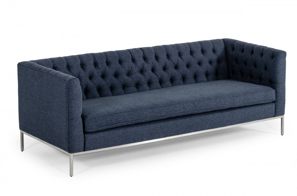 Miah Dark Grey Fabric Sofa