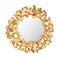 Chaya Gold Butterfly 36" Mirror - Luxury Living Collection