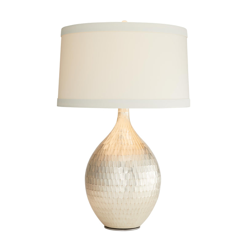 Ollie Distressed Silver Lamp