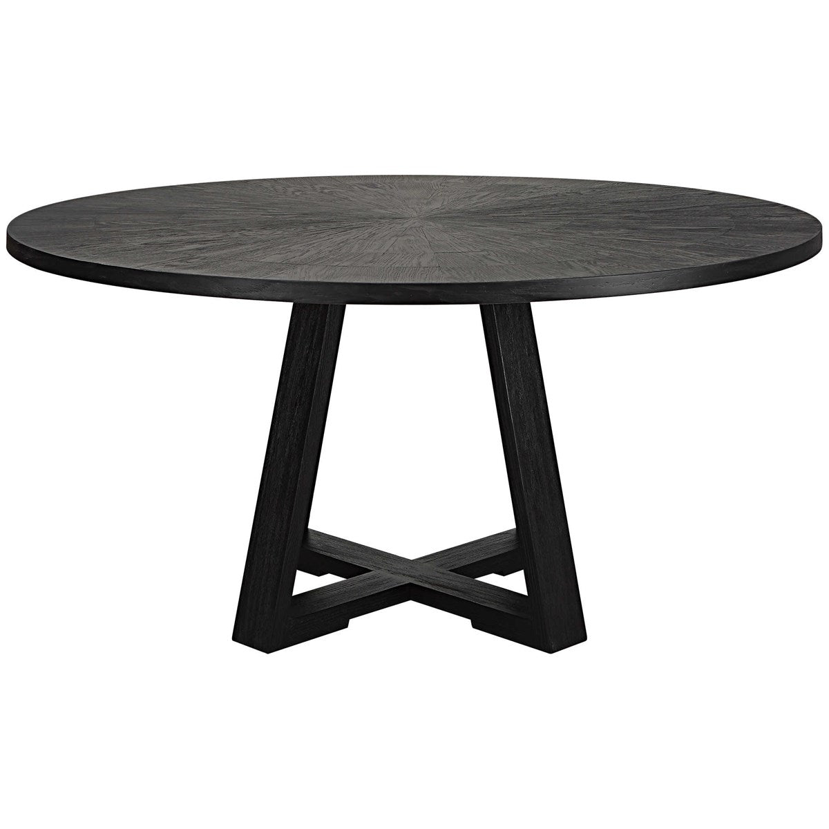 Carran Charcoal Black Dining Table