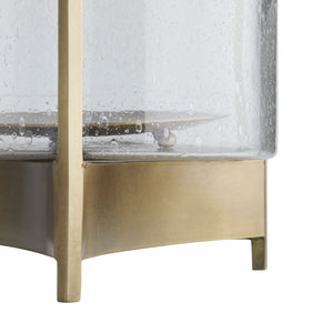 Danica Tall Antique Brass Hurricane