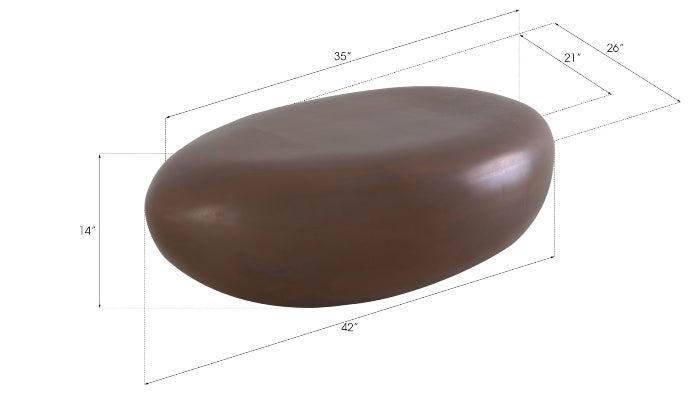 River Rock Bronze Coffee Table