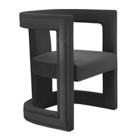 Eulalie Black Velvet Chair - Luxury Living Collection
