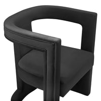 Eulalie Black Velvet Chair - Luxury Living Collection