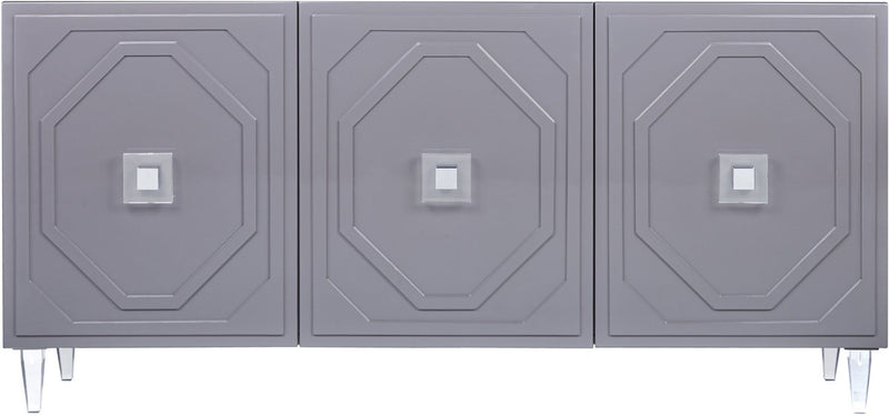 Esha Grey Lacquer Buffet - Luxury Living Collection