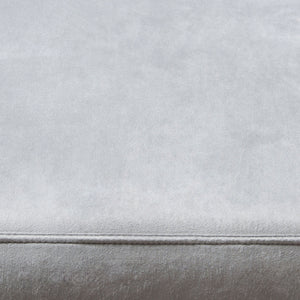 Athena Platinum Grey Velvet Sectional - Luxury Living Collection