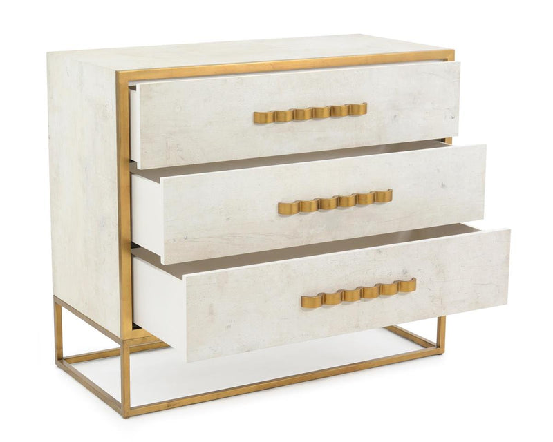 Porter Three-Drawer Chest of Drawers - Luxury Living Collection