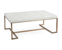 Fabienne Rectangular Calcite Coffee Table - Luxury Living Collection