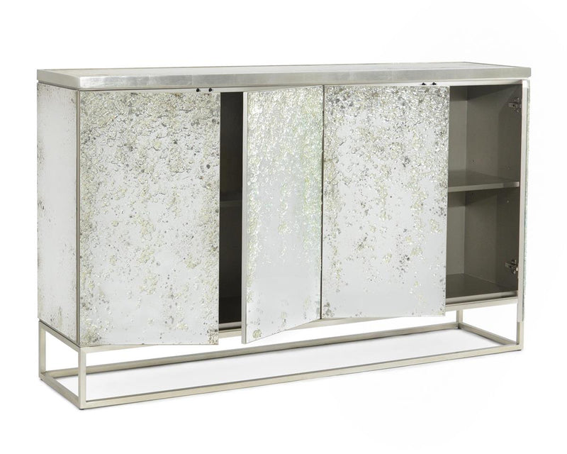 Waterfall Four Door Cabinet - Luxury Living Collection